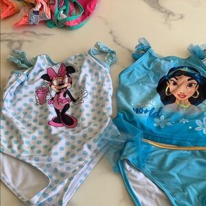 Disney Jasmine Blue and Gold Swimsuit